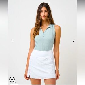 NWT Travis Matthew Featherweight Active Sleeveless Polo Size S